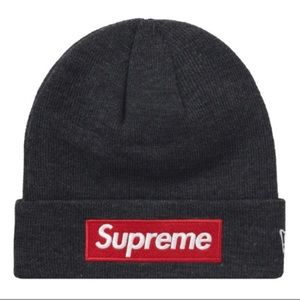 Authentic Supreme New Era Box Logo Beanie